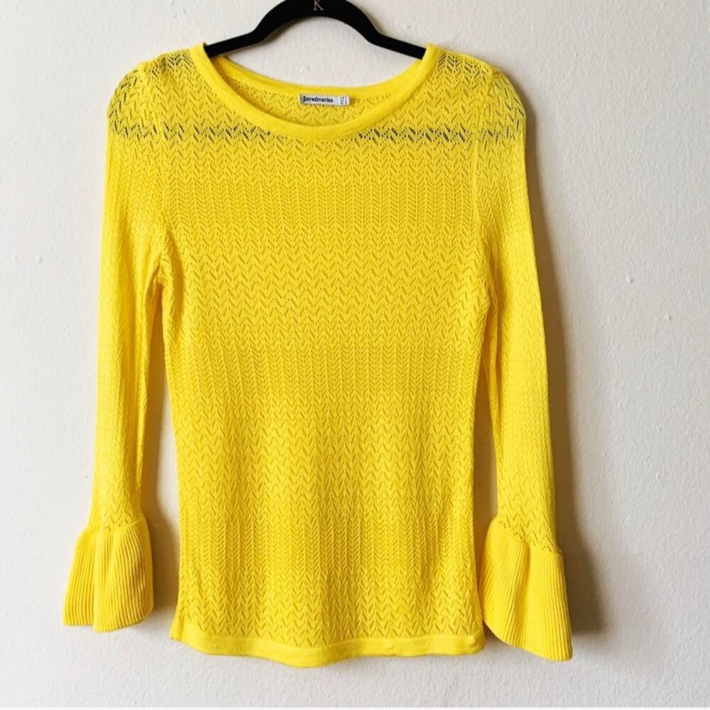 Stradivarius 3/4 sleeve Knit Sweater